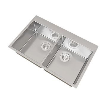 Кухонная мойка Florentina ЛОГИКА-НМ LHM.800.510.B.20.S.10, нержавеющая сталь