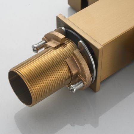 Смеситель для кухни с подключением фильтра Shevanik S148G, золотой сатин, артикул S148G