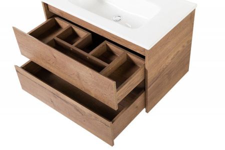 Мебель для ванной комнаты BELBAGNO KRAFT-800, артикул BB810/465-LV-VTR-BO