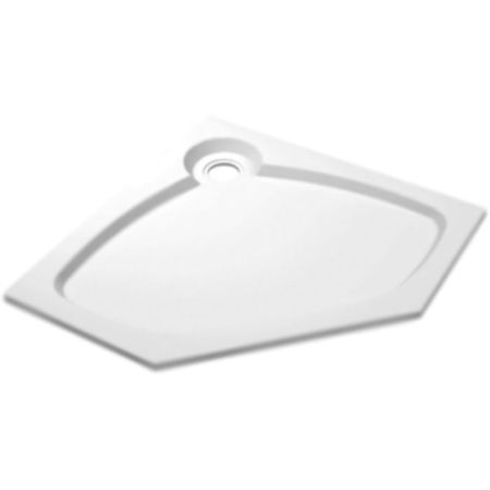 Поддон из литьевого мрамора Cezares Tray S P 100x100x6 Белый, артикул TRAY-S-P-100-56-W