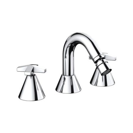 Nicolazzi Star  Смеситель биде на 3 отв , цвет хром