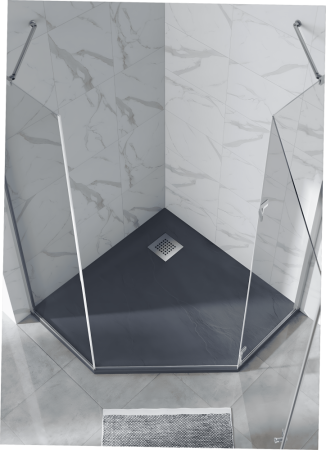 Душевой поддон трапеция STONE TRAY-G, артикул 14155099-02-11