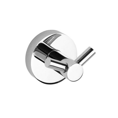 Крючок X-ROUND двойной, 55x55x50 мм, хром, Sapho, артикул XR202
