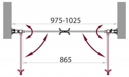 Душевая дверь в нишу BELBAGNO SELA-B-2