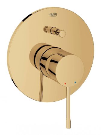 Внешняя часть смесителя для ванны GROHE Essence New, холодный рассвет глянец (19285GL1)