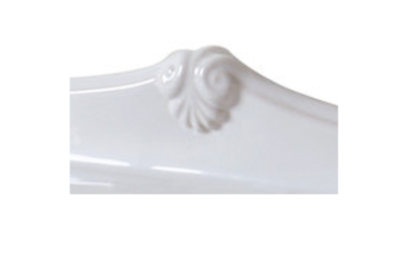 AZZURRA JUBILAEUM раковина со спинкой 90*56см с 1 отв под смеситель, цвет белый, артикул JULP0905500MBI/(JUB200/90 bi)*1