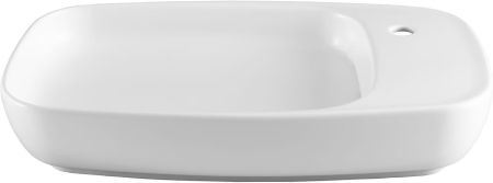 Раковина накладная Allen Brau Liberty 4.32012.21 белый матовый, артикул 4.32012.21