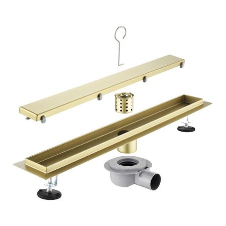 Трап для душа под плитку 60см Savol S-DL01C-60, матовое золото, артикул S-DL01C-60