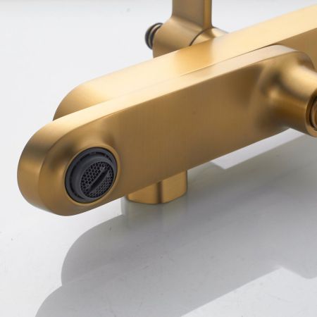 Душевая система Shevanik S4336G, золотой сатин, артикул S4336G