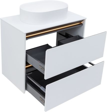 Тумба под раковину Allen Brau Activity 80 1.34012.WM белый матовый/олива браш, артикул 1.34012.WM