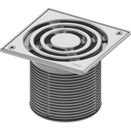 Базовая решетка 150 х 150 мм с фиксаторами, с монтажным элементом, сталь, артикул 3660010