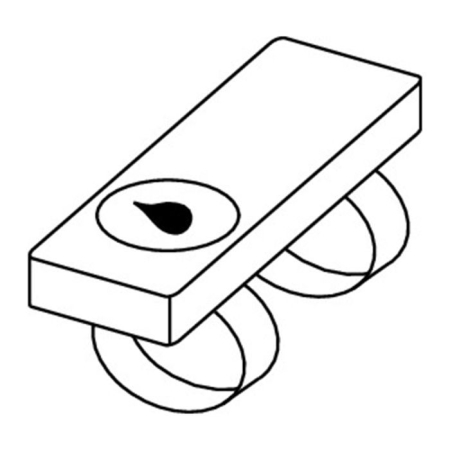 Кнопка TECEplanus дистанционного управления механизмом смыва, артикул 9240360