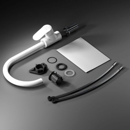 F8007133 Like смеситель для кухни, элегантный белый, шт