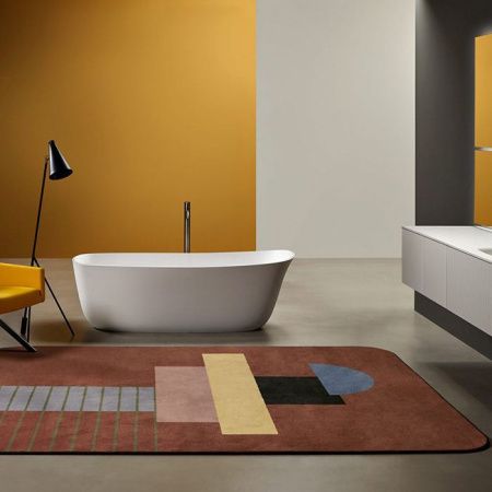 ANTONIO LUPI DAFNE Ванна отдельностоящая 1700х716х560 мм., с донным клапаном (белый матовый), сифоном и гибким шлангом, Cristalplant, цвет белый