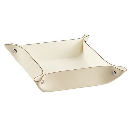 Colombo Adj Мелочница, 20x14H5 см, цвет: панна котта/белый, артикул BADJ0109-1610