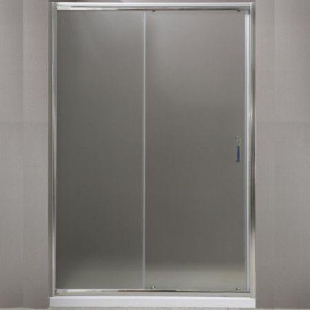Душевая дверь BelBagno Uno BF-1 120 профиль Хром стекло рифленое Душевая дверь BelBagno Uno BF-1 120 профиль Хром стекло рифленое