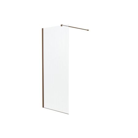Душевая перегородка Knotlor WI090CG1RB 90х200, бронза
