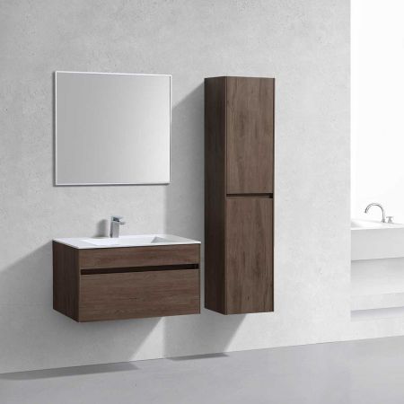 База под раковину Chiara 800 подвесная, 1 выкатной ящик soft-close, R.Oak, артикул VMC-2C800RO