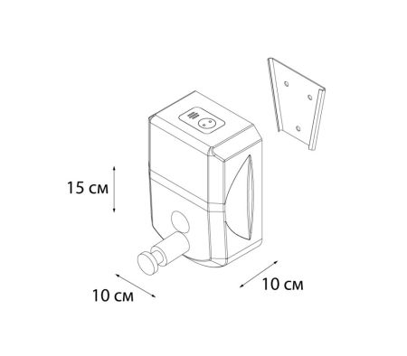 Дозатор жидкого мыла Fixsen Hotel FX-31012 Хром, артикул FX-31012