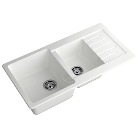 Кухонная мойка GranFest PRACTIK 980KL, иней, артикул P-980KL иней