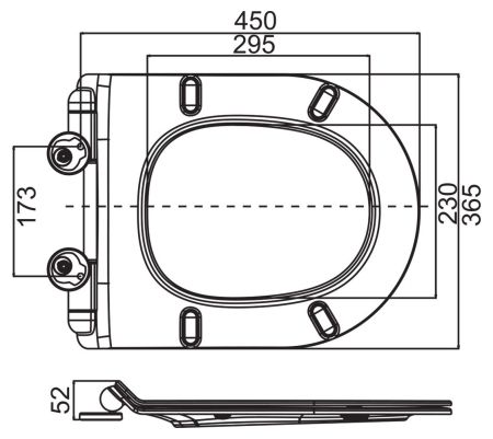 Крышка-сиденье CEZARES CZR-2011-SC, артикул CZR-2011-SC