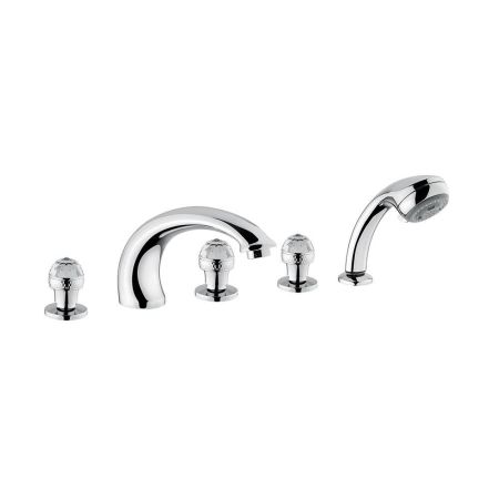 AXO SWAROVSKI См-ль на борт ванны, на 5 отв., хром, артикул 18487