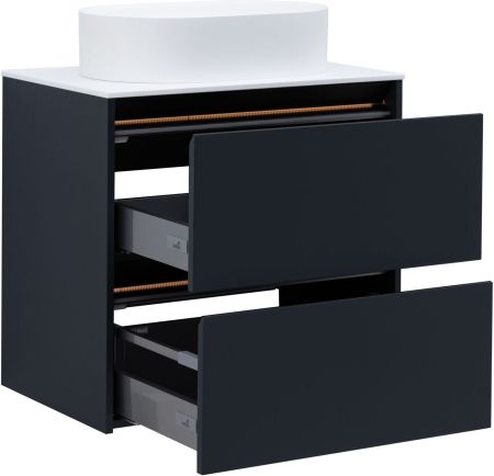 Тумба под раковину Allen Brau Activity 70 1.34003.AM антрацит матовый/черный браш, артикул 1.34003.AM