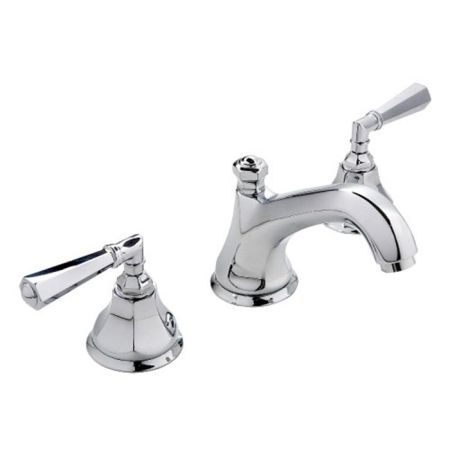 Nicolazzi Teide Смеситель для раковины с автоматическим изливом на 3 отверствия, ручки Crystal lever, цвет: хром, артикул 1908CR17