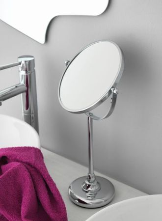 Stil Haus, настольное круглое поворотное косметическое зеркало (3x), цвет золото, артикул 752(16)