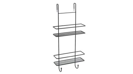 Полка Fixsen для душевой кабины двухэтажная черная (FX-740B-2), артикул FX-740B-2