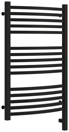 Полотенцесушитель электрический АРКУС 3.0 800х500 МЭМ правый (Матовый чёрный)