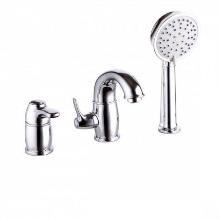 Смеситель на борт ванны Iddis Oldie на 3 отверстия Хром, артикул OLDSB30i07