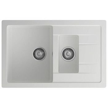 Кухонная мойка GranFest QUADRO 775KL, иней