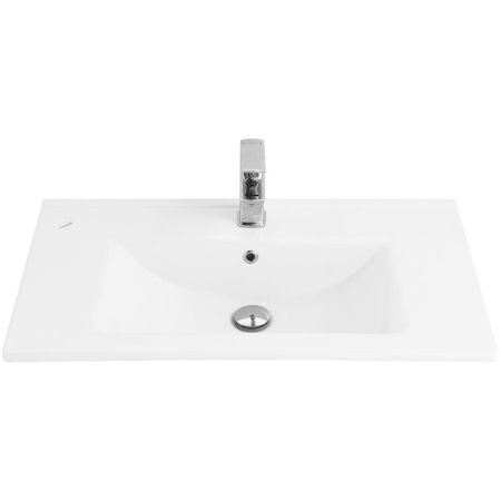 Раковина Creavit Su 80 SU080-00CB00E-0000 Белая, артикул SU080-00CB00E-0000