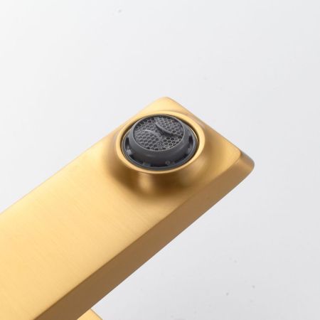 Смеситель для раковины Shevanik S4401G, золотой сатин, артикул S4401G