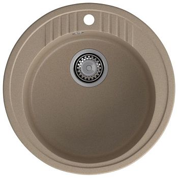 Кухонная мойка GranFest RONDO 520, песок