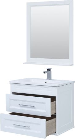 Комплект мебели для ванной Aquanet Бостон М 80 белый матовый, артикул 00210630