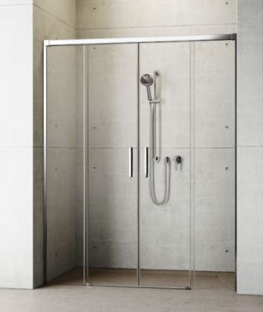 Душевая дверь в нишу Radaway Idea DWD 170x200 профиль хром, стекло прозрачное
