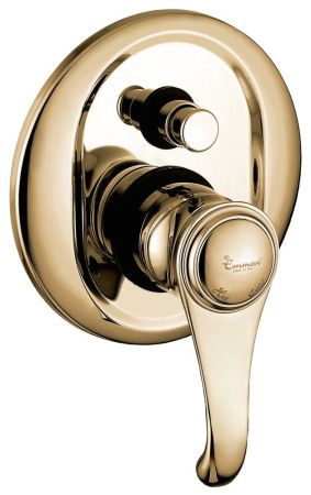 Emmevi Tiffany, встраиваемый смеситель для душа на 2 выхода, с дивертером, цвет бронза, артикул 6019BR