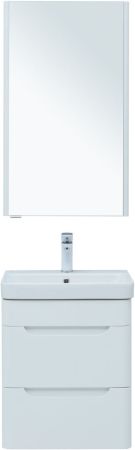 Мебель для ванной Aquanet София 50 белый глянец (2 ящика)