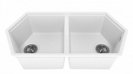 Кухонная мойка KitKraken Gulf White 85 Белая, артикул K-850.2B.9010