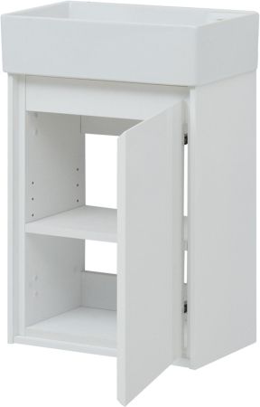 Тумба под раковину Aquanet Милан 45 белый глянец, артикул 00339962