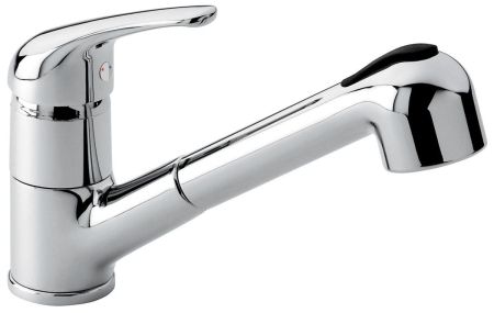 Смеситель Ambra с вытяжным изливом для кухни, цвет хром, артикул 9065CR