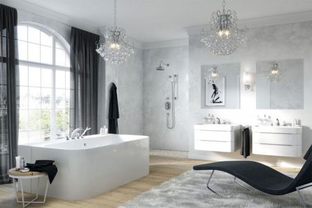 Смеситель на борт ванны Kludi Adlon 5152405G5 Хром