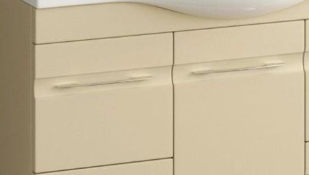 Тумба с раковиной SanVit Прима 65 kprim065 в цвете Ral прямые ручки Красный глянец, артикул kprim065