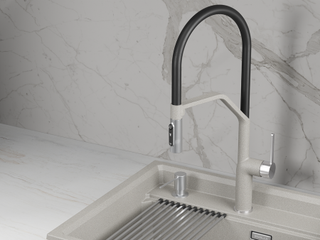 Смеситель для кухни GRANULA (9012, БАЗАЛЬТ), артикул 9012, БАЗАЛЬТ