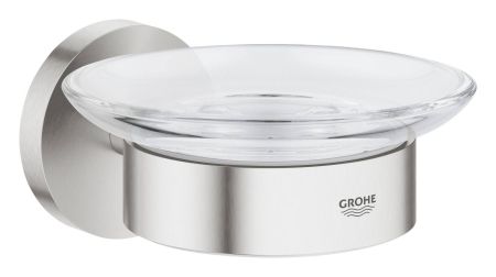 Мыльница GROHE Essentials с держателем, суперсталь (40444DC1), артикул 40444DC1