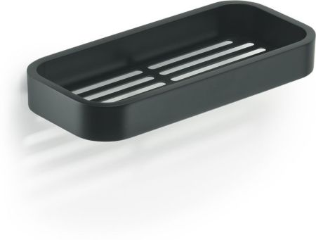 Gedy Outline, решётка прямоугольная 1-уровневая, цвет черный матовый, артикул 3218(14)