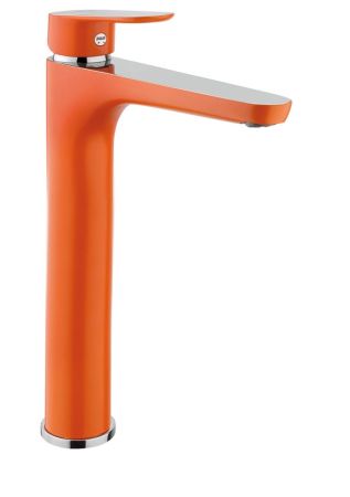 Смеситель для раковины Fiore KEVON CHIC 81OX8119, хром/оранжевый, артикул 81OX8119