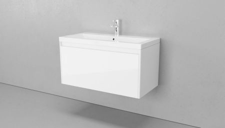 Тумба под раковину Velvex Klaufs 90.1Y tpKLA.90.1Y-616.216 подвесная Белая, артикул tpKLA.90.1Y-616.216